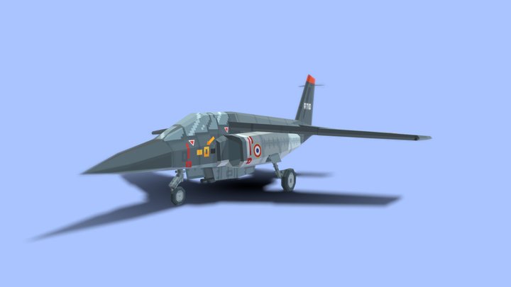 Alpha jet E 3D Model