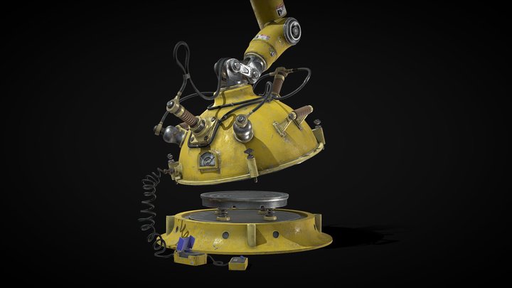 Kitchen Microwave 3D Model