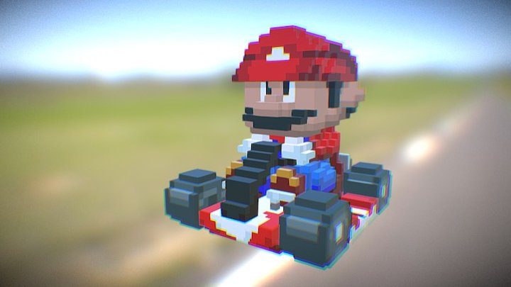 Mario Kart 3D Model
