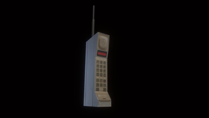 First Cellphone 3D Model