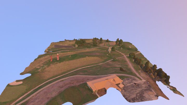 Golfcourse 3d model 3D Model