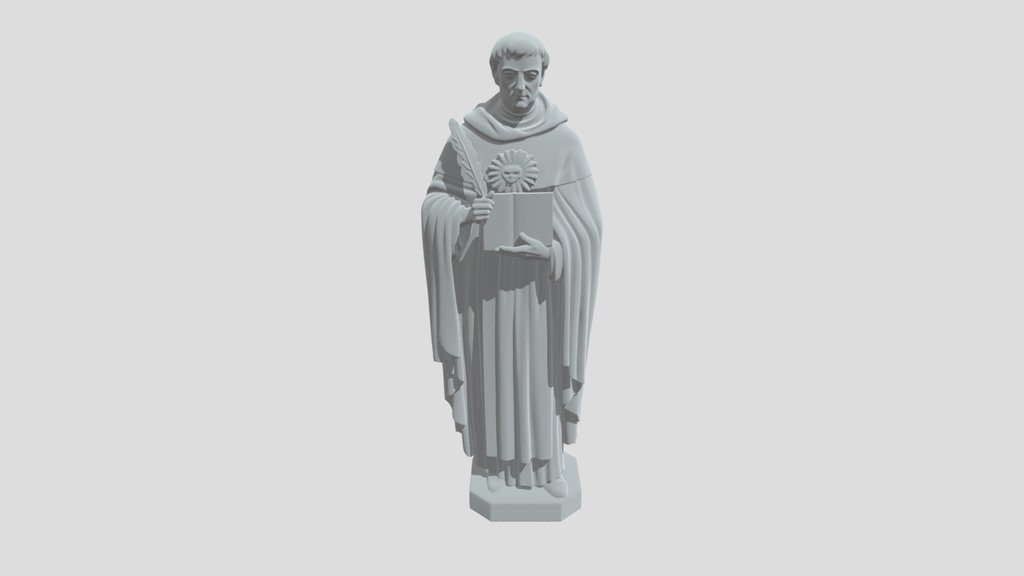Friar with Book and Sunburst
