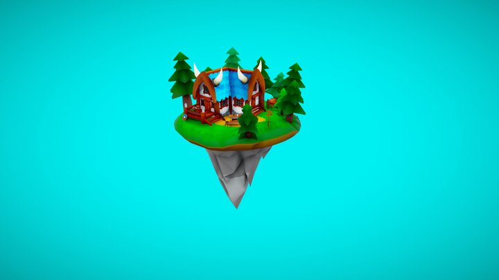 Viking Tavern --Willemsen_Ian_GameArtRetake-- 3D Model