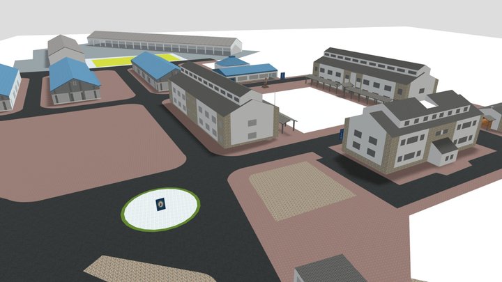 UCAM Campus Cartagena 3D Model