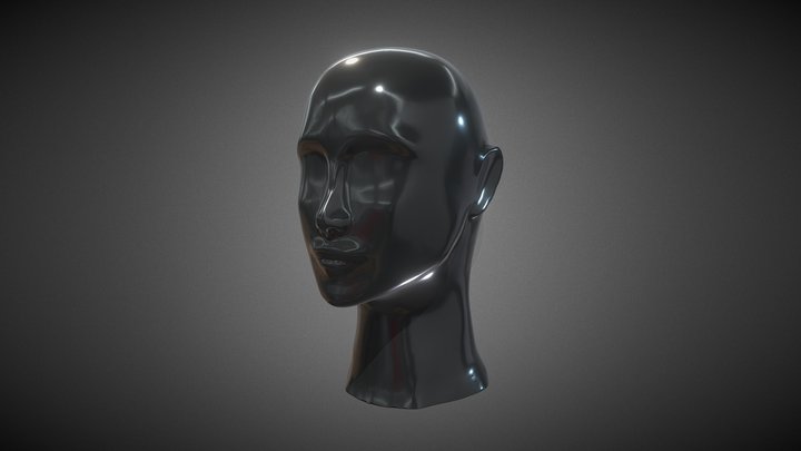 Mannequin head 3D Model