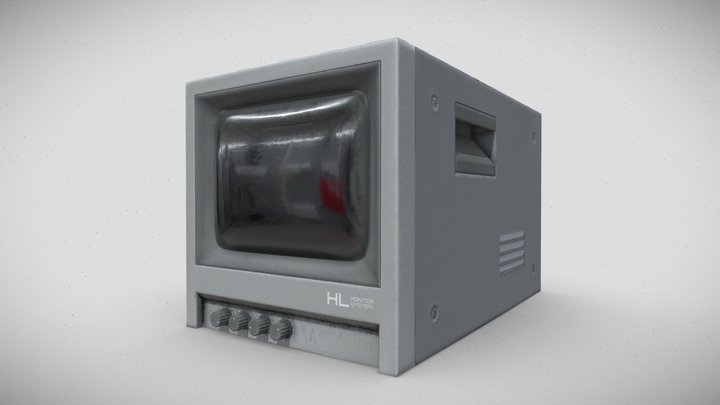 CCTV Monitor 3D Model