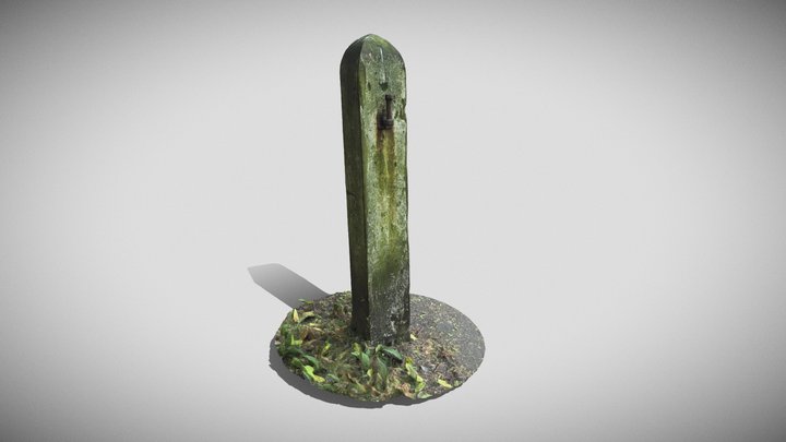 Wooden fence piece scan – Modello 3D gratuito STL