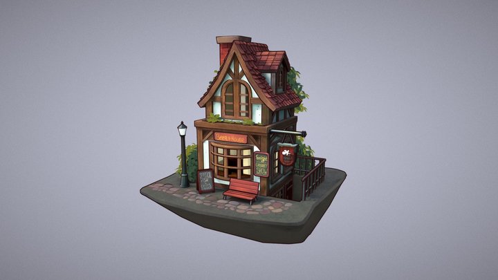 Beer House 3D Model