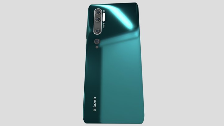 Xiaomi Mi Note 10 Pro 3D Model