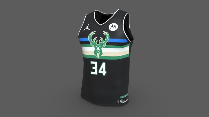 Basketball Jersey 3D Model