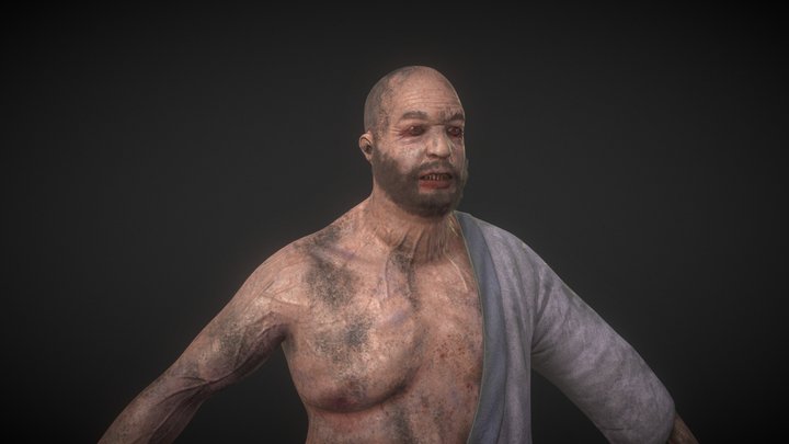 Japanese Style Demon 2: Game Character 3D Model