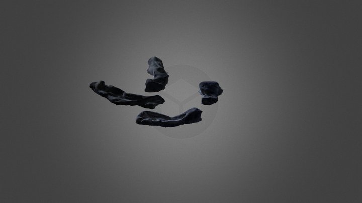 Photoscanned socks 3D Model