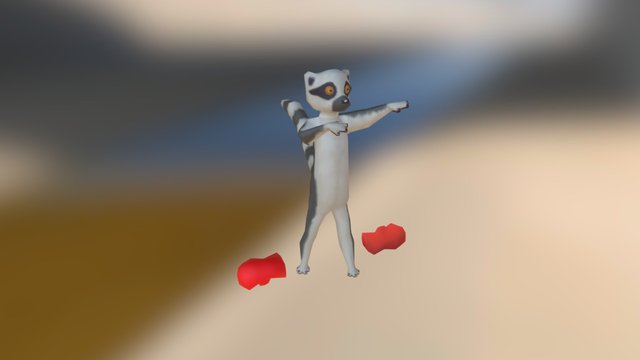 MONKEY FOX 3D Model