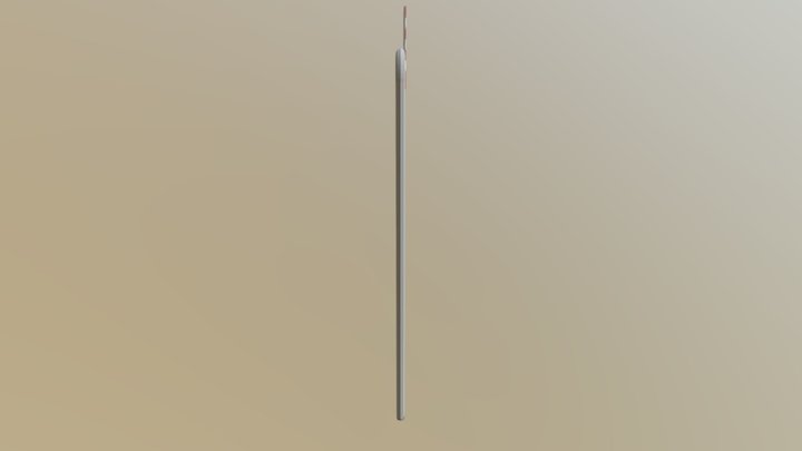 YABANE Pole(Japanese Traffic Sign) 3D Model