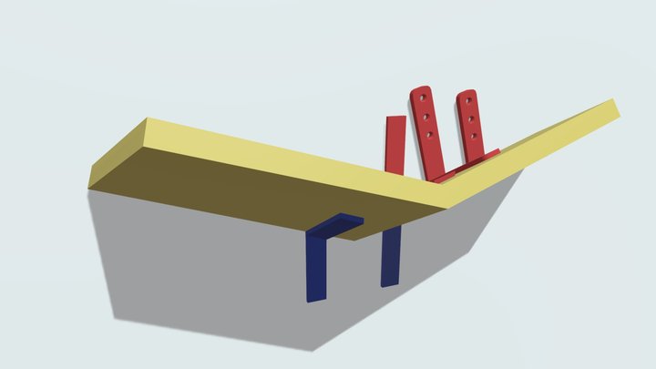 Полка 3D Model