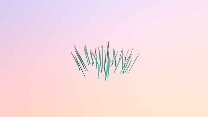 Wheat Grass 3D Model