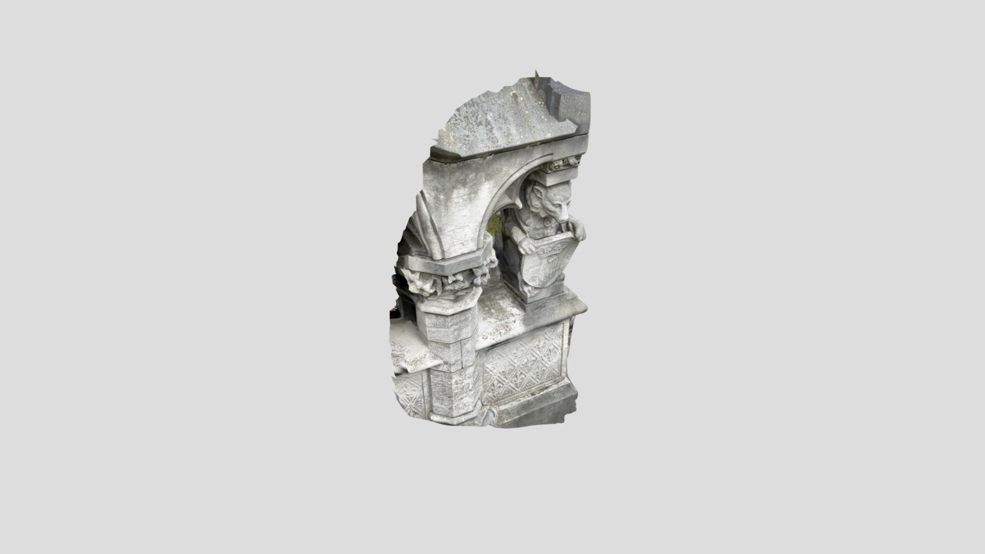 Bear sculpture Brugge — Sketchfab embed 3D viewer