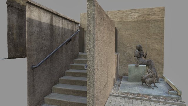 Statue-San Giorgio-Morbio Inf. 3D Model