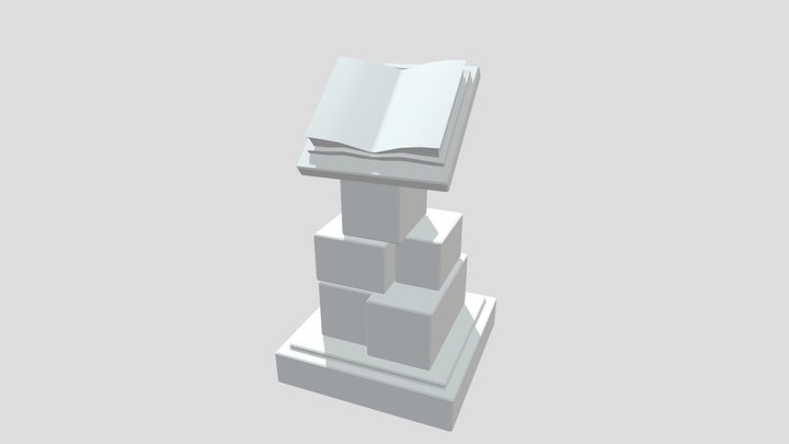 Stylized book 3D Model