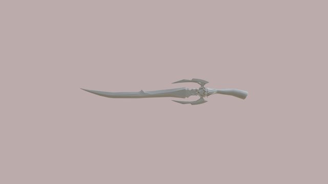 Evil Sword 3D Model