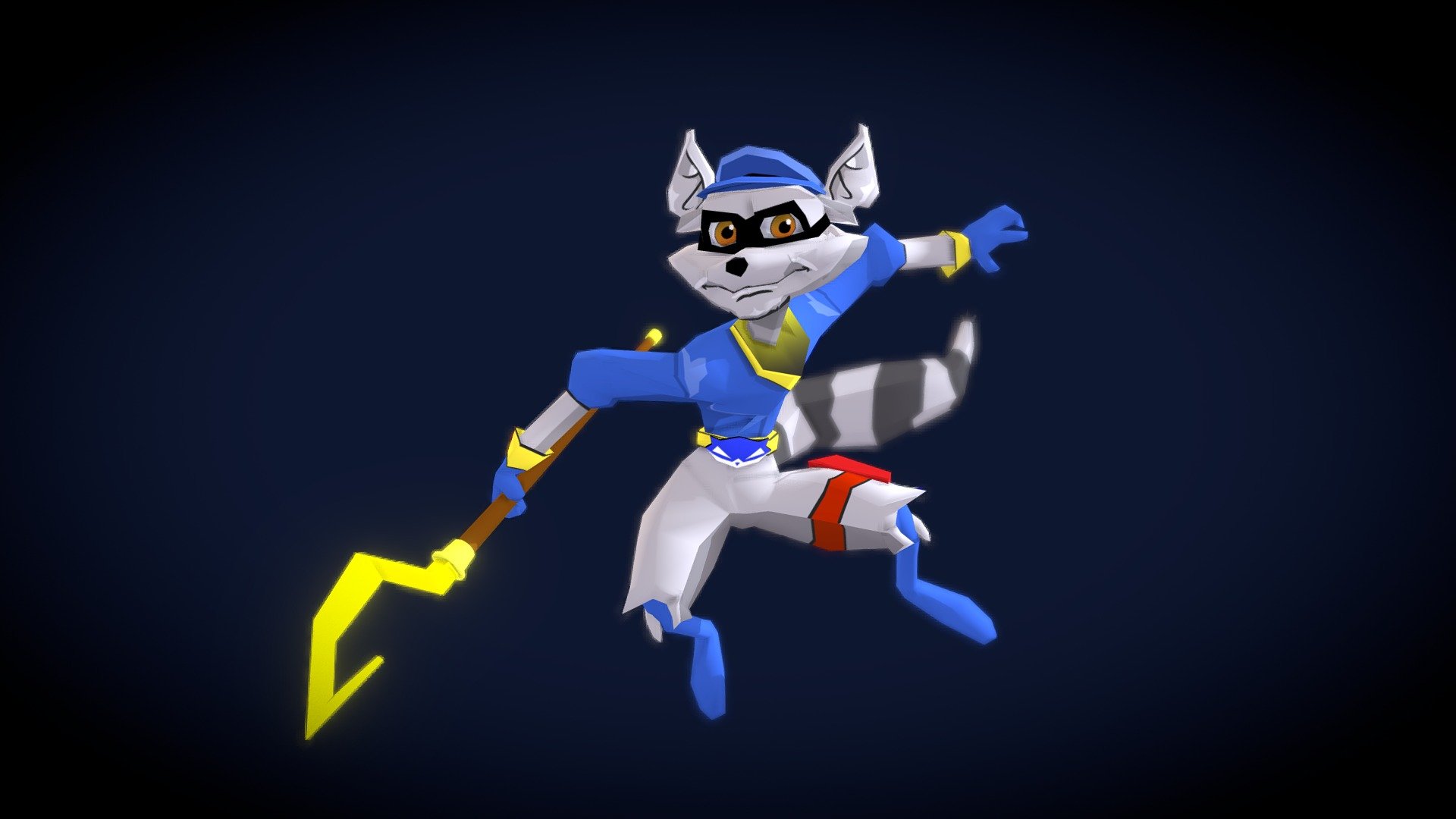 ArtStation - Sly Cooper from the game Sly Cooper: Thieves in Time