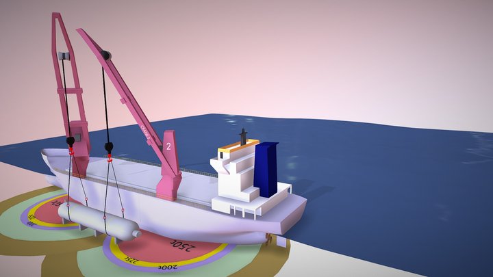 Loading of steam reformer of 430 mt 3D Model