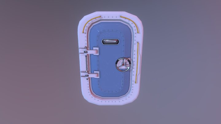 Submarine Door 3D Model