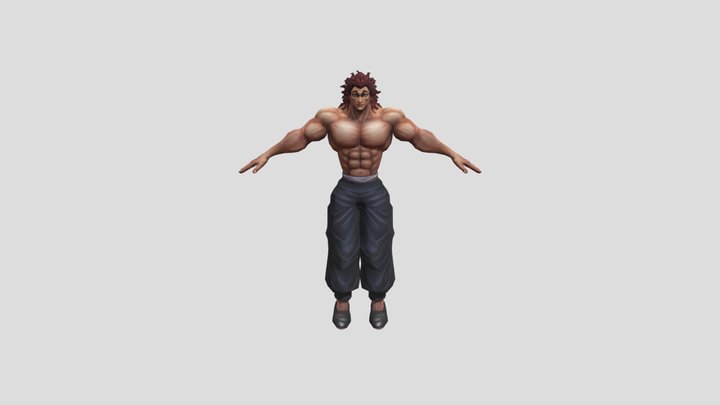Yujiro Hanma V1 0 3D Model
