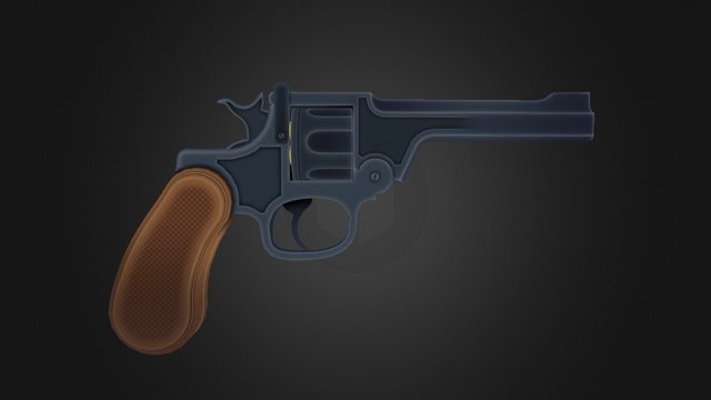 Revolver 3D Model