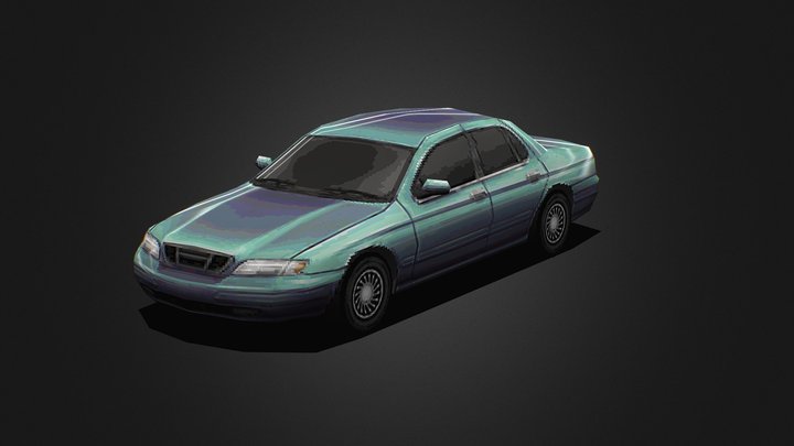 PS1 GT1-Style Model - 1997 Dale Aristocrat 3D Model