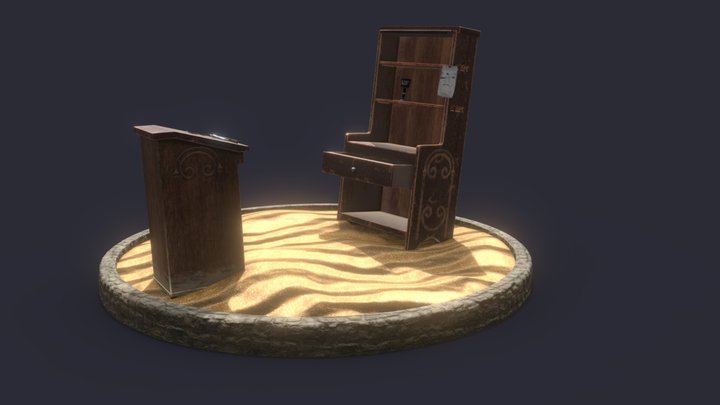 GoetheVR - Scene Assets 3D Model