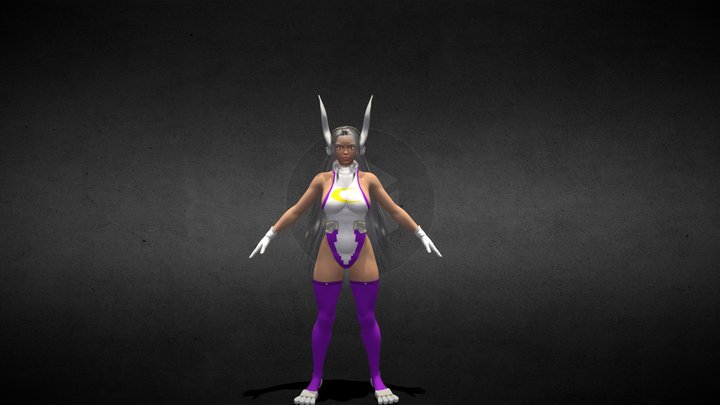 Mirko[MHA],Realistic 3D Model