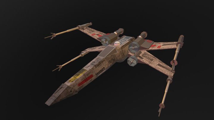 Jacob X-wing 3D Model