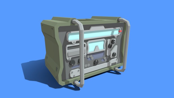 Portable Radio 3D Model