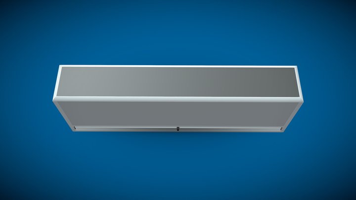 Airtecnics: Air Curtain model WINDBOX (WB) 3D Model