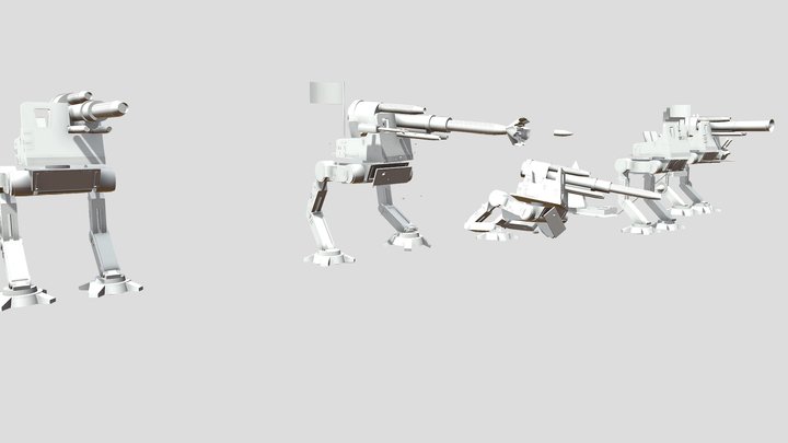 Walkers 3D Model