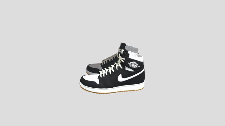 Jordan 1 Custom - Luis 3D Model