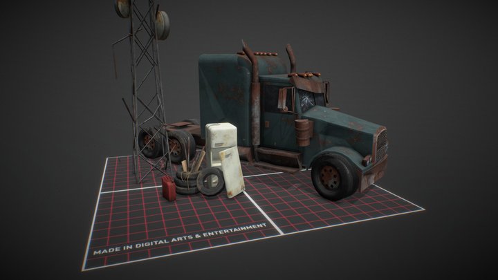 DAE 5 Finished props - Rustborn 3D Model