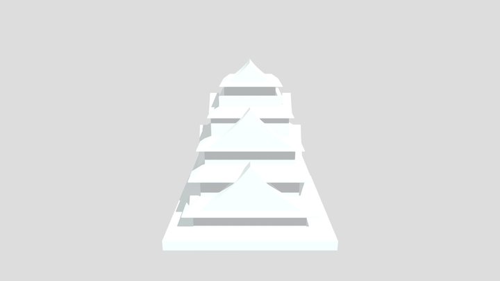 Osaka Castle 3D Model