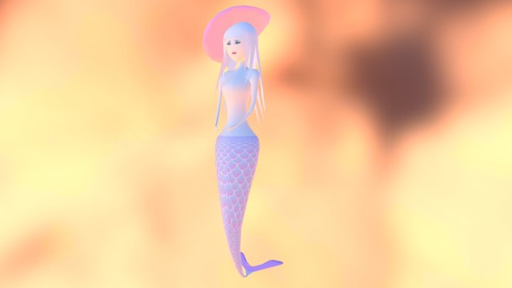 美人魚 3D Model