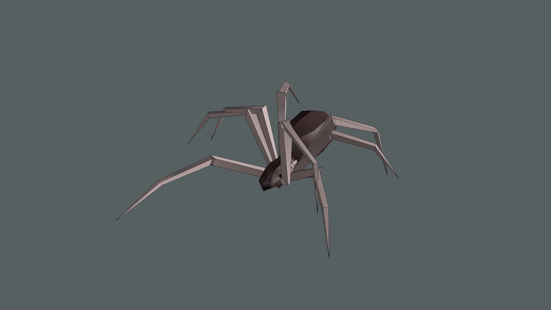 Low Poly Spider - Walk Cycle