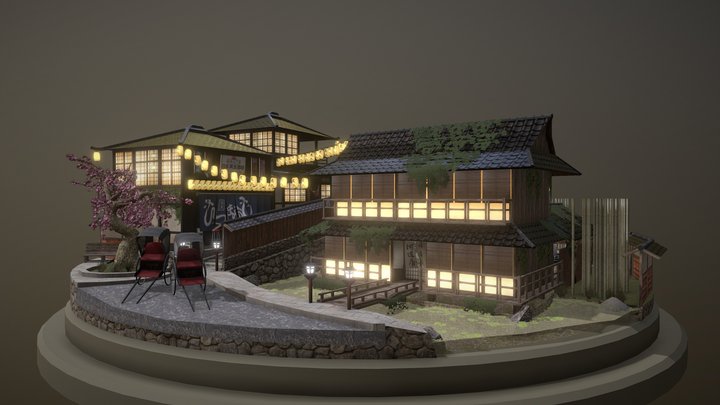 City Scene 3D Model