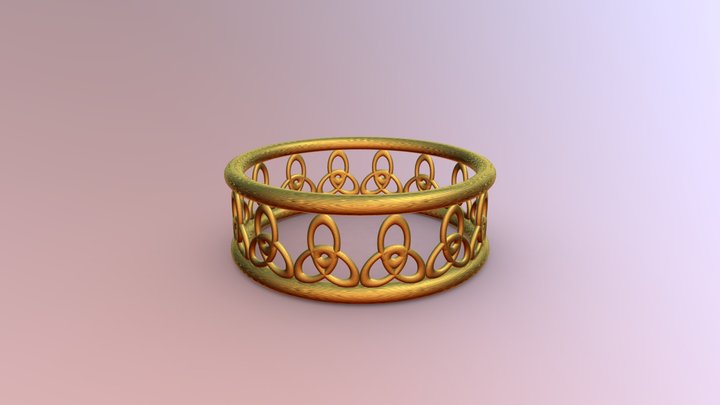 Celtic Ring 3D Model