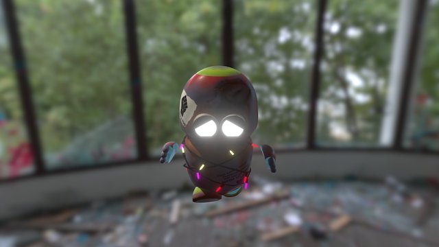 Robot Re Export Rigged ANI 3D Model