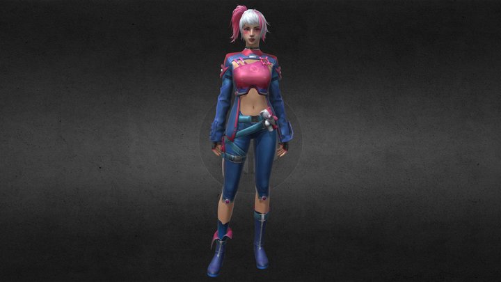 Iris Full Bundle_Free Fire 3D Model