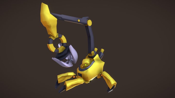 Bloom - Friendly Crane 3D Model