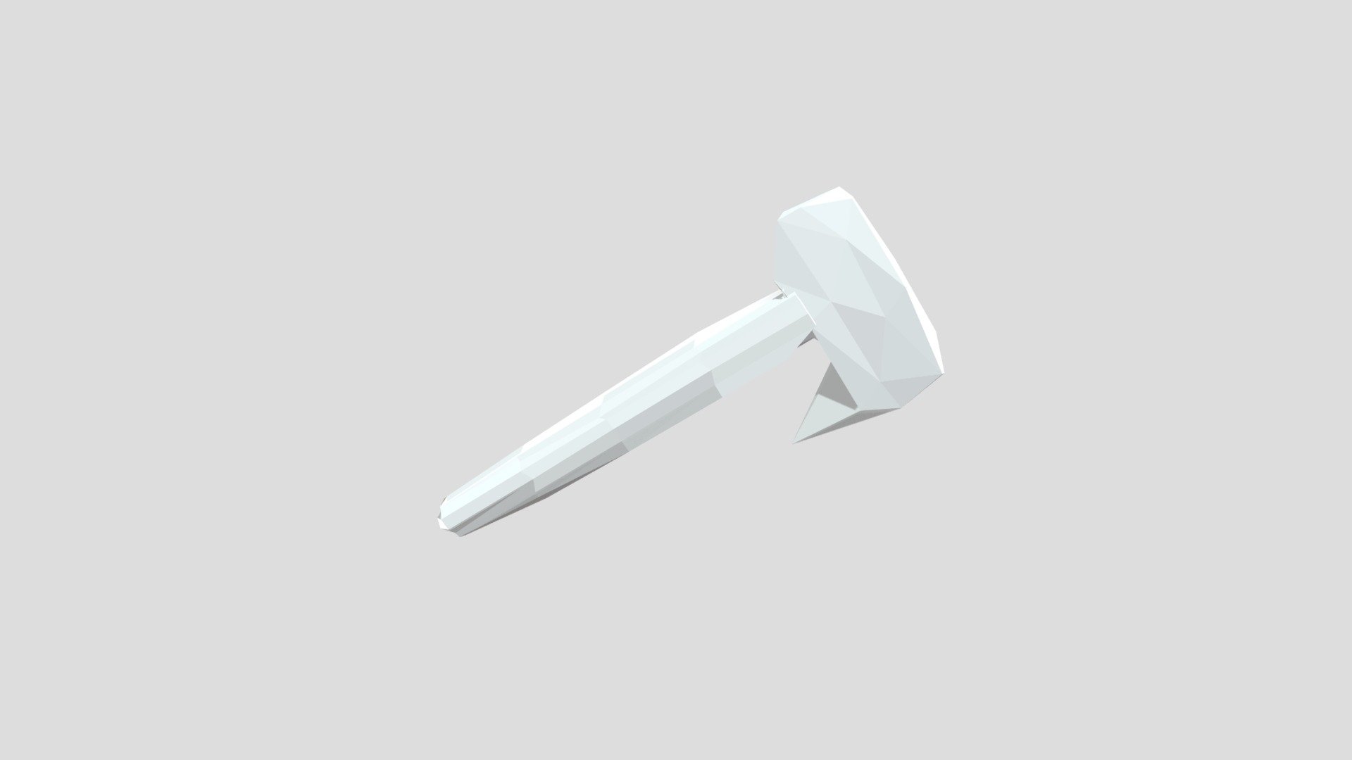 Low-poly Axe