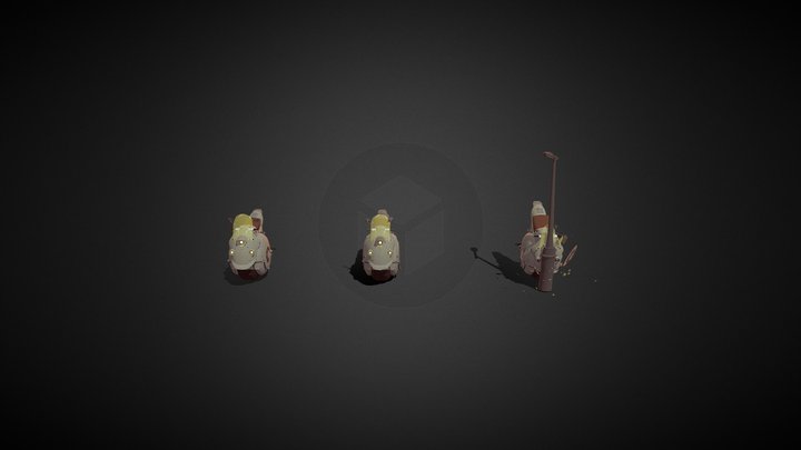 HomeWork - damage 3D Model