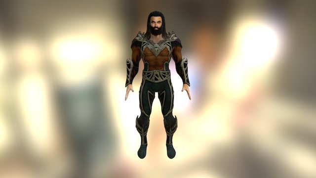 Jason Momoa Aquaman 3D Model