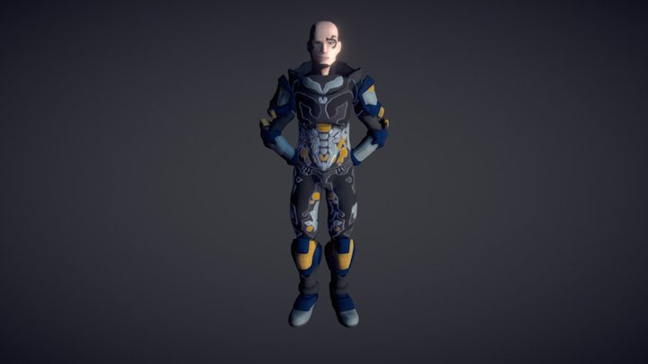 MaleTrooper 3D Model